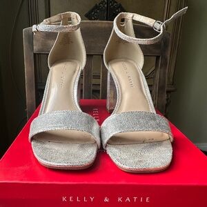 Silver sandals